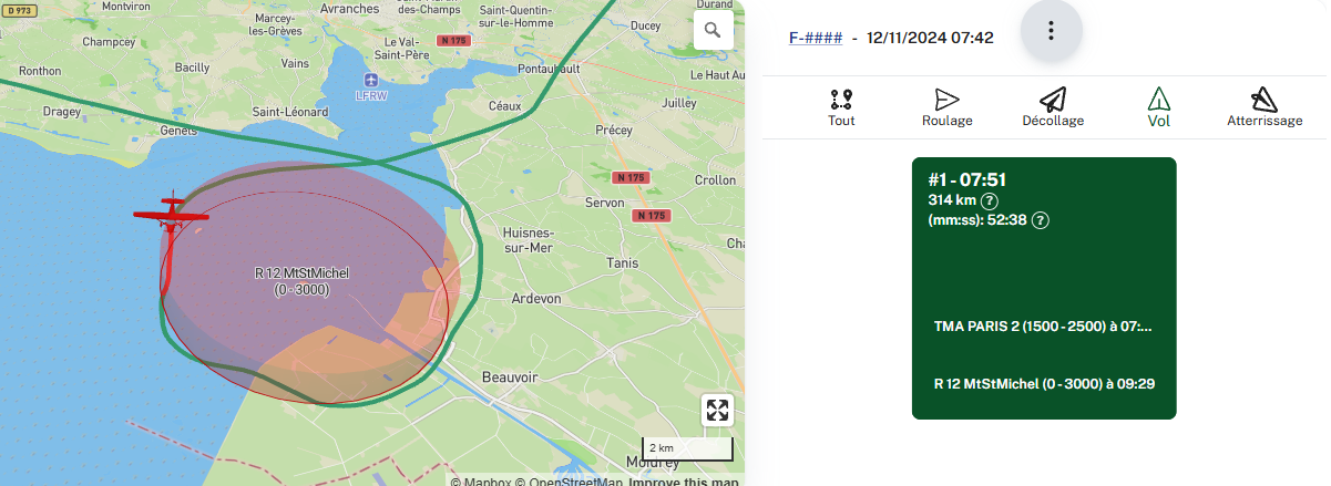 Détection précise des entrées en zone interdite
